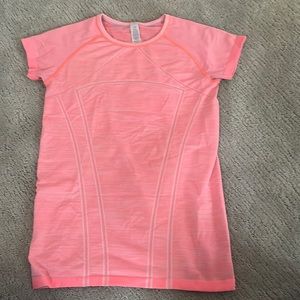 Ivivva pink swiftly tech shirt size 14 girls